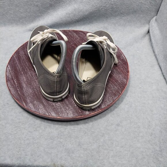 Vintage Vans Authentic Grey Canvas Lace-Up Sneakers Unisex Size - Picture 5 of 11